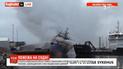 Норвежские пожарные всю ночь тушили российский траулер в Тромсе