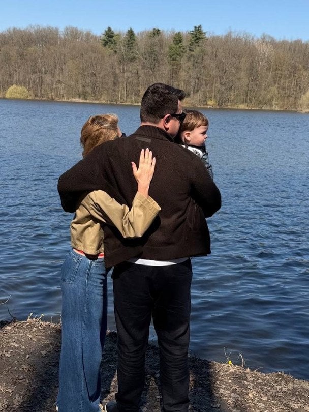 Марина Боржемська з обранцем і племінником / © instagram.com/uzelkova.marina