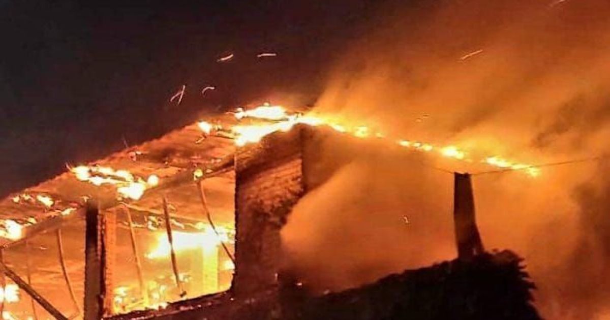 Последствия обстрела Никопольского района ночью 27 сентября