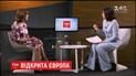 Студию ТСН посетила евродепутат Ребекка Хармс - активная сторонница евроинтеграции Украины