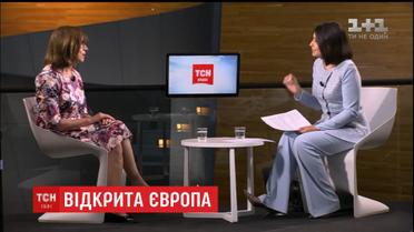 До студії ТСН завітала євродепутат Ребекка Гармс - активна прибічниця євроінтеграції України