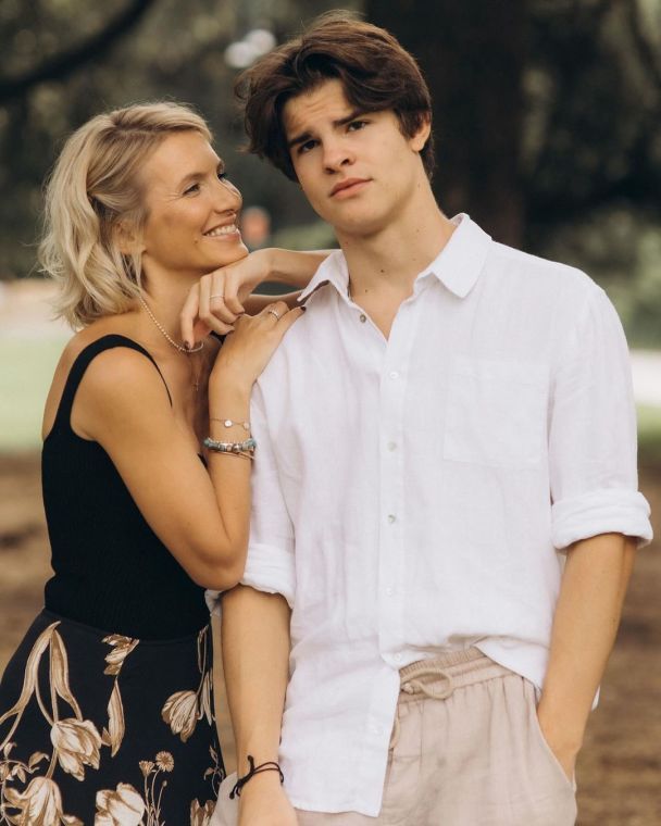 Єлизавета Юрушева з сином / © instagram.com/elizaveta.yurusheva