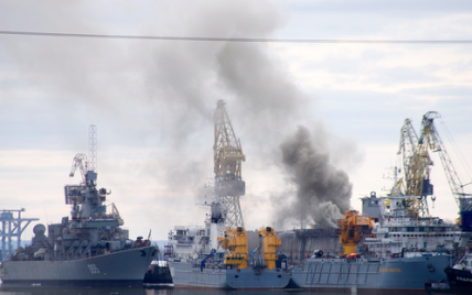 Пожежу на російському атомному підводному човні погасили, затопивши док