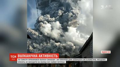 В Индонезии на острове Суматра активизировался вулкан Синабунг