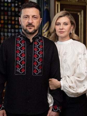 Владимир и Елена Зеленские