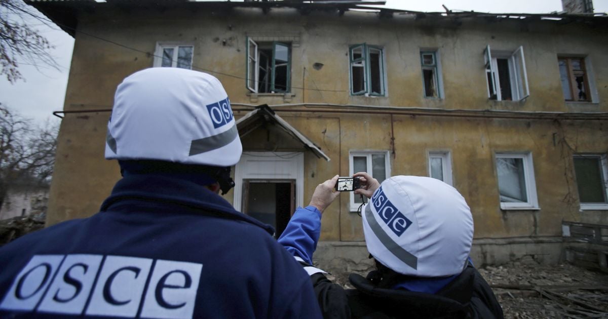 Наблюдатели ОБСЕ выехали из Авдеевки.