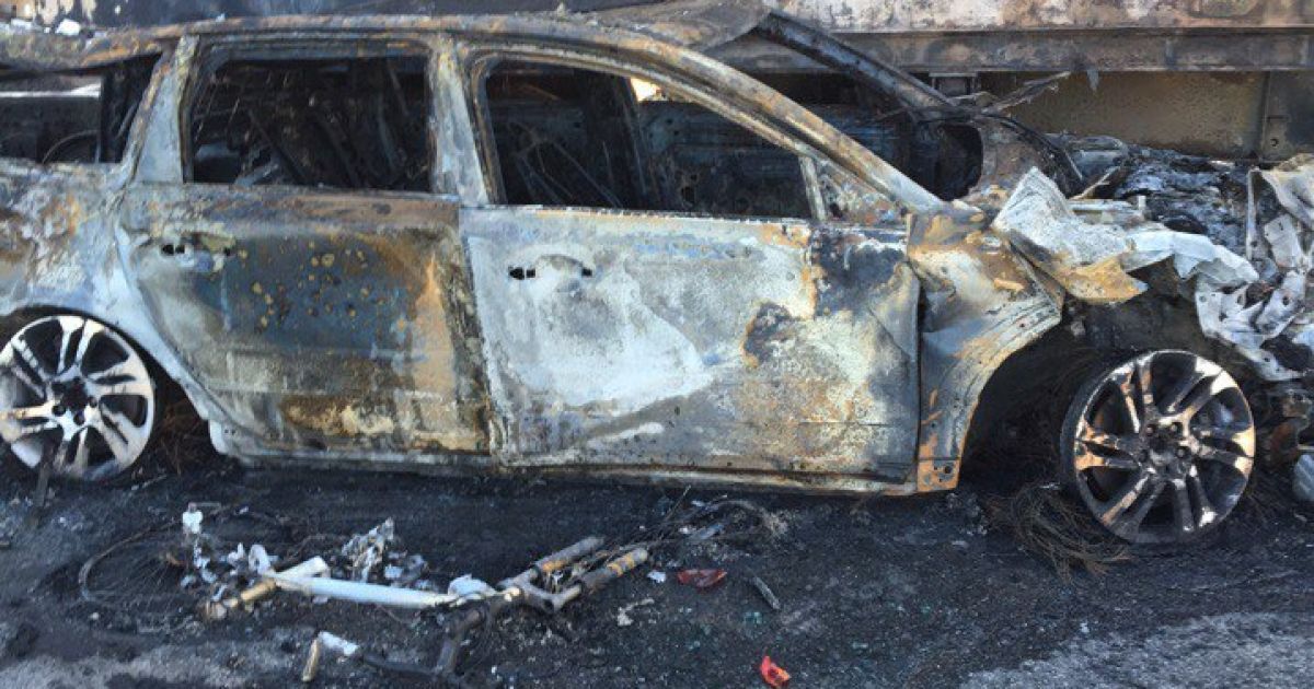 Фото з місця масштабної аварії / © vk.com/dtp_avarii_voronej