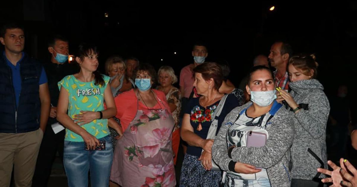 евакуація у Полтаві, невідома речовина_2 / © секретар Полтавської міськради Олександр Шамота