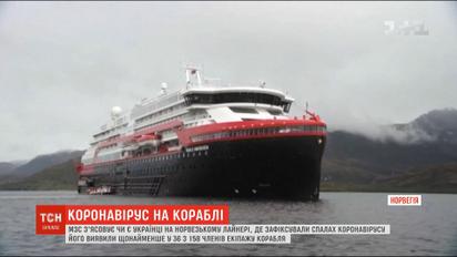 МИД выясняет наличие украинцев на норвежском лайнере, где зафиксировали вспышку COVID-19