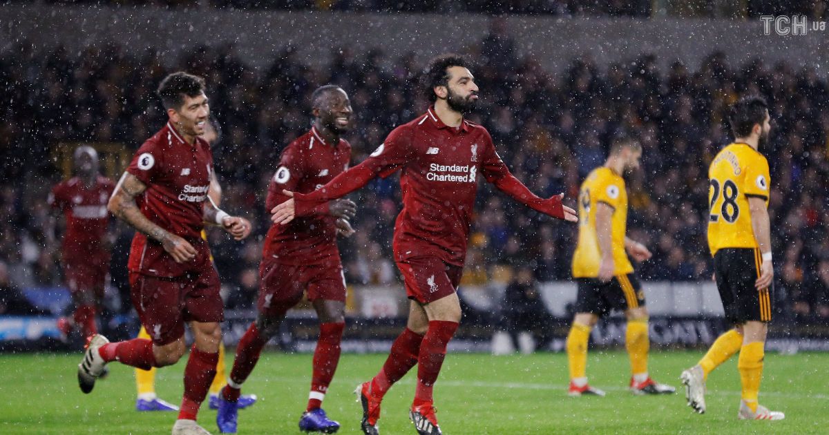 "Ліверпуль" під дощем розібрався з "Вулверхемптоном" та продовжив очолювати турнірну таблицю