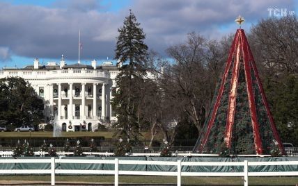 Из-за остановки работы правительства США не могут восстановить освещение на главной елке страны