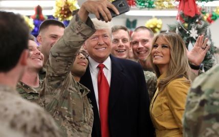 Трамп тайком прилетел в американских военных в Ирак