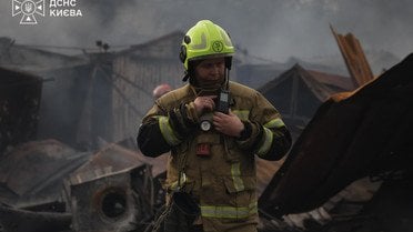 Удар по Києву 8 серпня наслідки_4 / © ДСНС