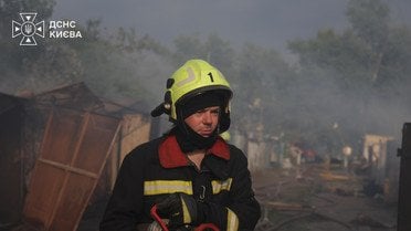 Удар по Києву 8 серпня наслідки_2 / © ДСНС