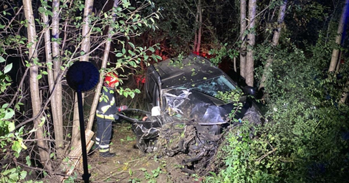 В Хмельнитчине водитель под хмельком совершил аварию.
