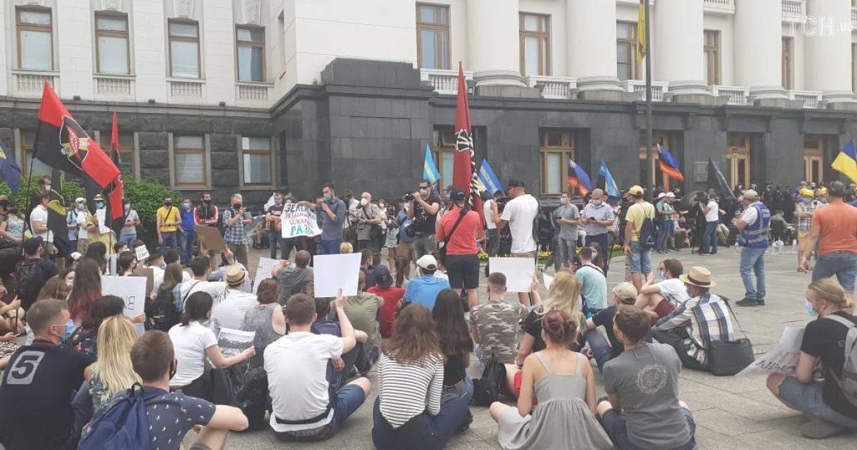 Протест проти Шкарлета_9 / © Фото Елены Мацюцкой/ТСН