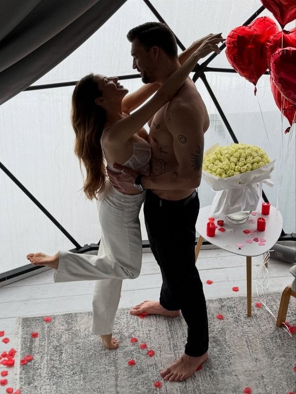 Наталка Денисенко з Юрієм Савранським / © instagram.com/savransky_yuriy