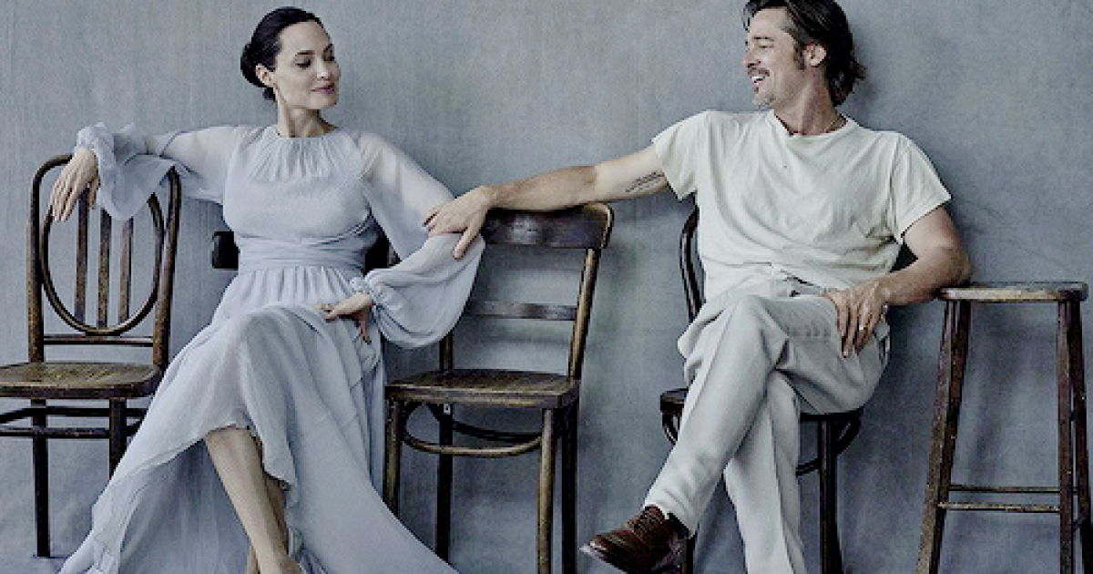 Джоли и Питт снялись в совместном фотосете / © Vanity Fair