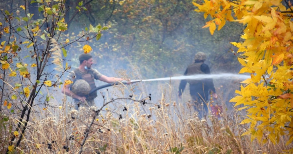 Число погибших от пожара в Луганской области удвоилось