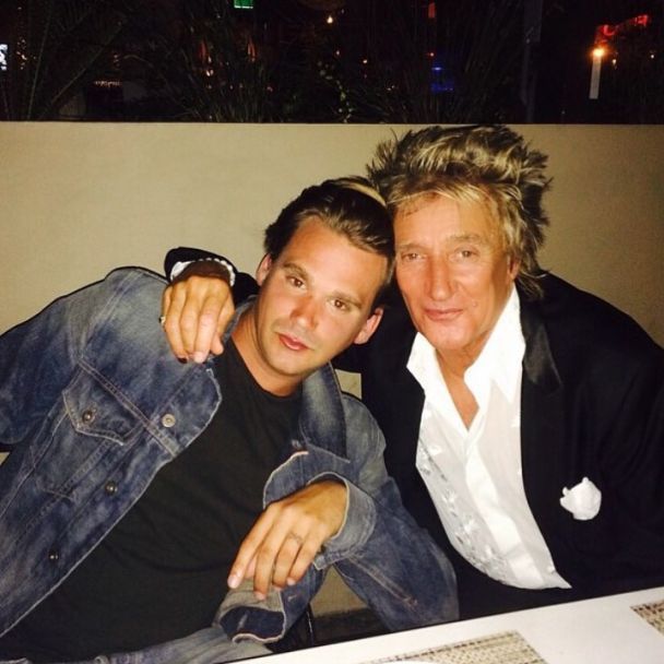 Род Стюарт з сином Шоном / © instagram.com/sirrodstewart