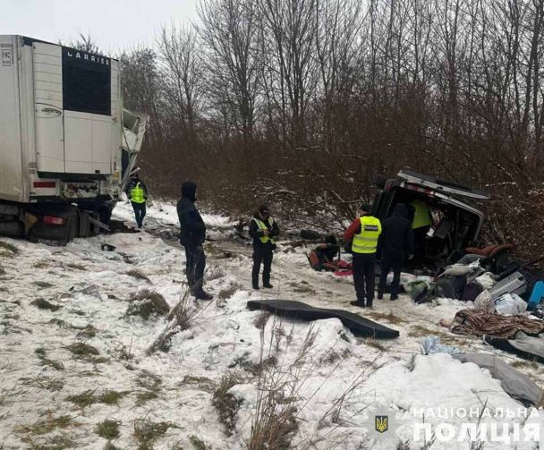 Аварія на Львівщині / © ГУ Національної Львівської поліції