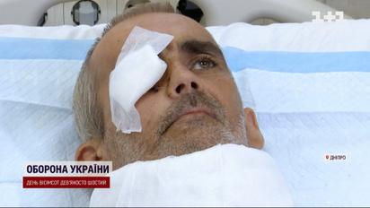 Вражеская пуля попала в глаз и остановилась в шее - доставали через рот! Бойца чудом спасли!