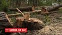 Стрельбой и разбитыми авто закончился конфликт между лесорубами и жителями окраины Киева