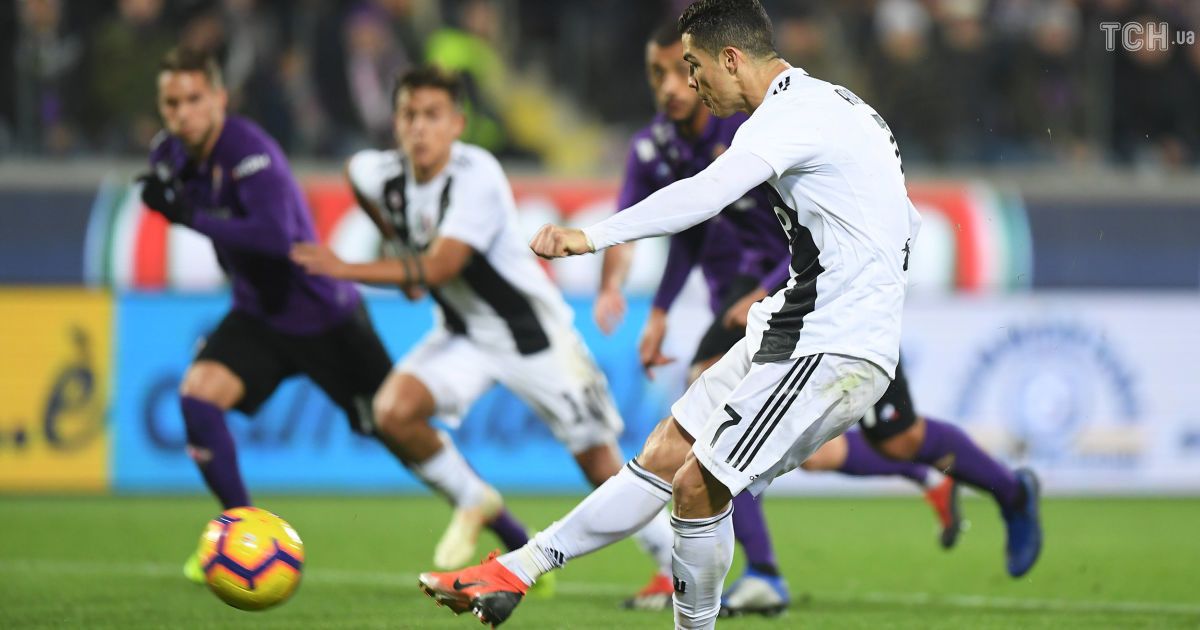 "Ювентус" на классе обыграл "Фиорентину", Роналду отметился юбилейным голом