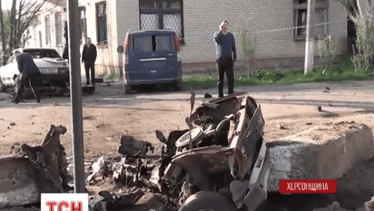В Херсонской области из-за взрыва автомобиля погиб человек, еще четверо ранены