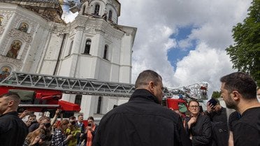 Києво-Печерська лавра після атаки_9 / © Офіс президента України