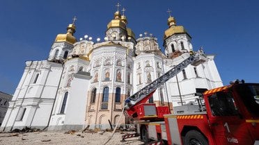 Києво-Печерська лавра після атаки_10 / © Офіс президента України