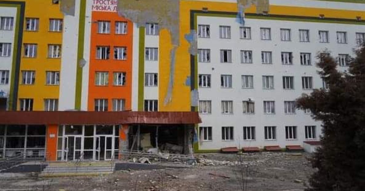 Правоохоронці встановили особу росіянина, який наказав обстріляти із танка лікарню у Тростянці