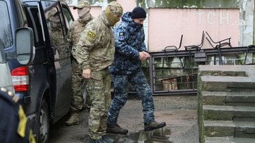 затримані українські моряки на Азові / © Reuters