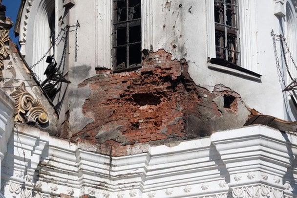 Наслідки обстрілу / © Офіс президента України