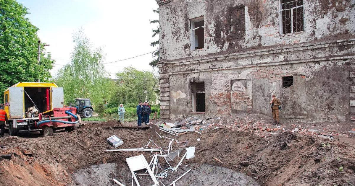 Ракетный удар по Харькову. Иллюстративный