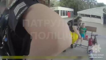 Обстріл Харкова: патрульні показали відео перших хвилин після удару
