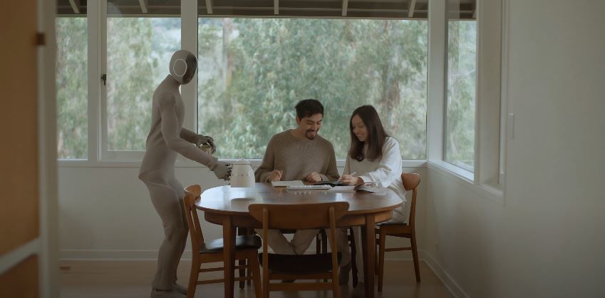 Робот NEO Gamma / Фото: youtube.com/@1X-tech / © 