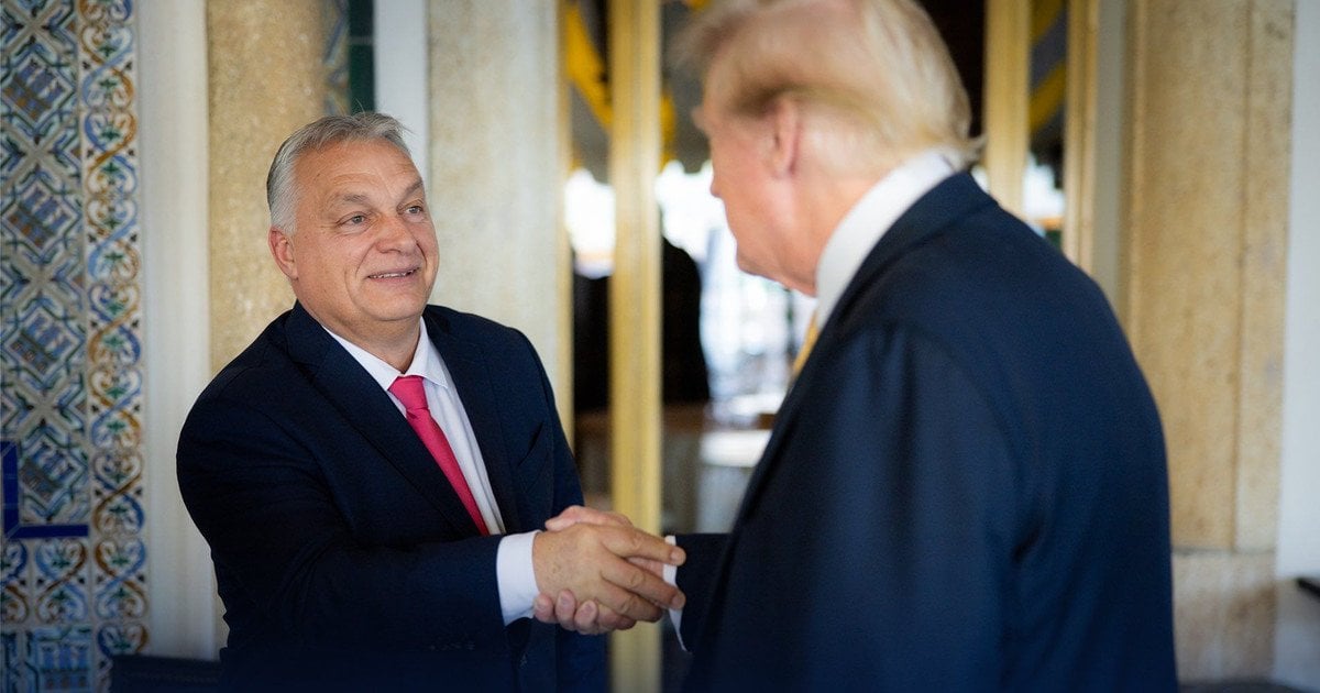 Віктор Орбан і Дональд Трамп.