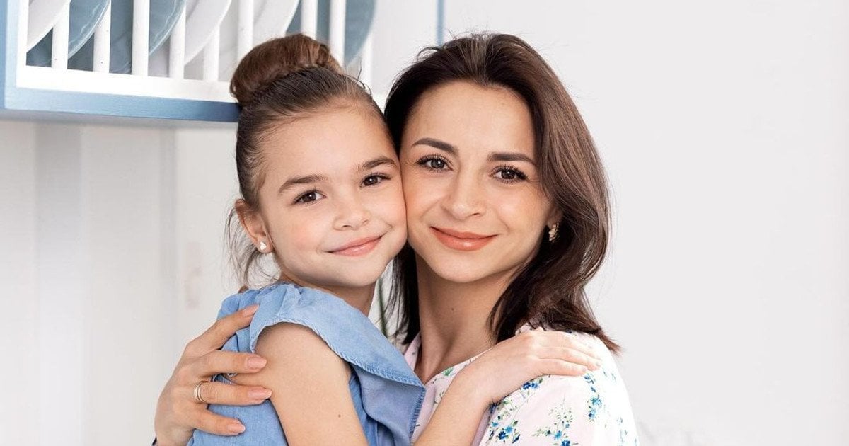 Ілона Гвоздьова з донькою