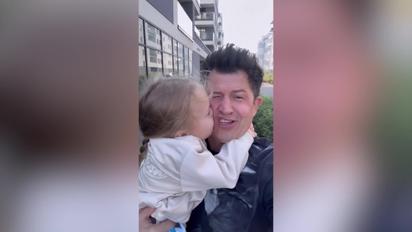Андрей Джеджула показал трогательное видео, как впервые за 10 месяцев встретился с дочерью