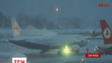 Снегопад парализовал перелеты турецких авиалиний