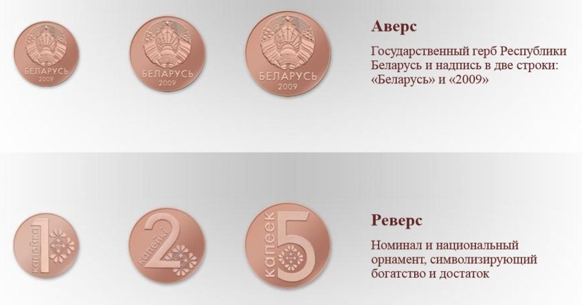 Нові білоруські гроші, які введуть в обіг із 1 липня 2016 року / © Національний банк Республіки Білорусь