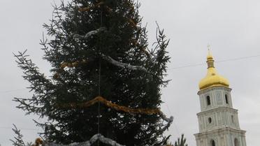 На Софійській площі в Києві готуються до новорічно-різдвяних свят / © Вечірній Київ