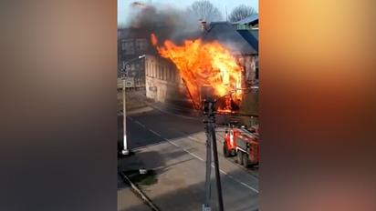 У російському Валдаї горів черговий військкомат