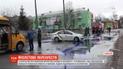 Фиолетовые лужи в центре Шостки напугали местных