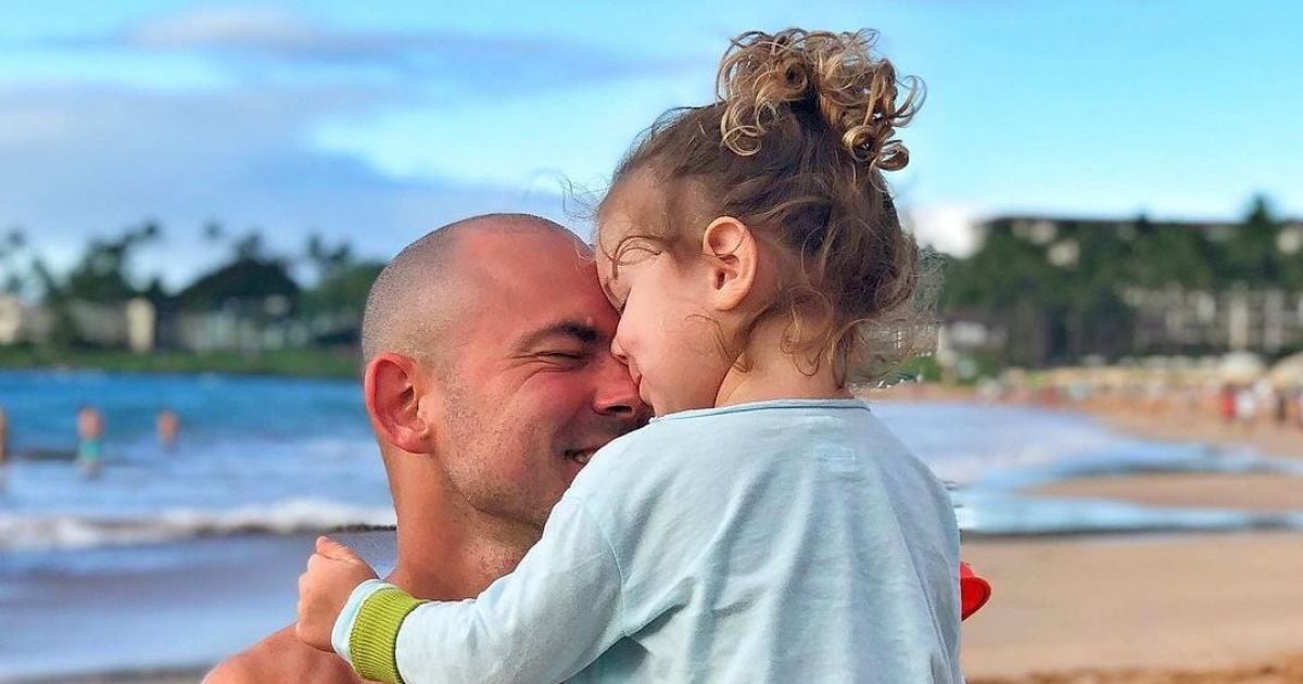 Андрій Бєдняков з донькою