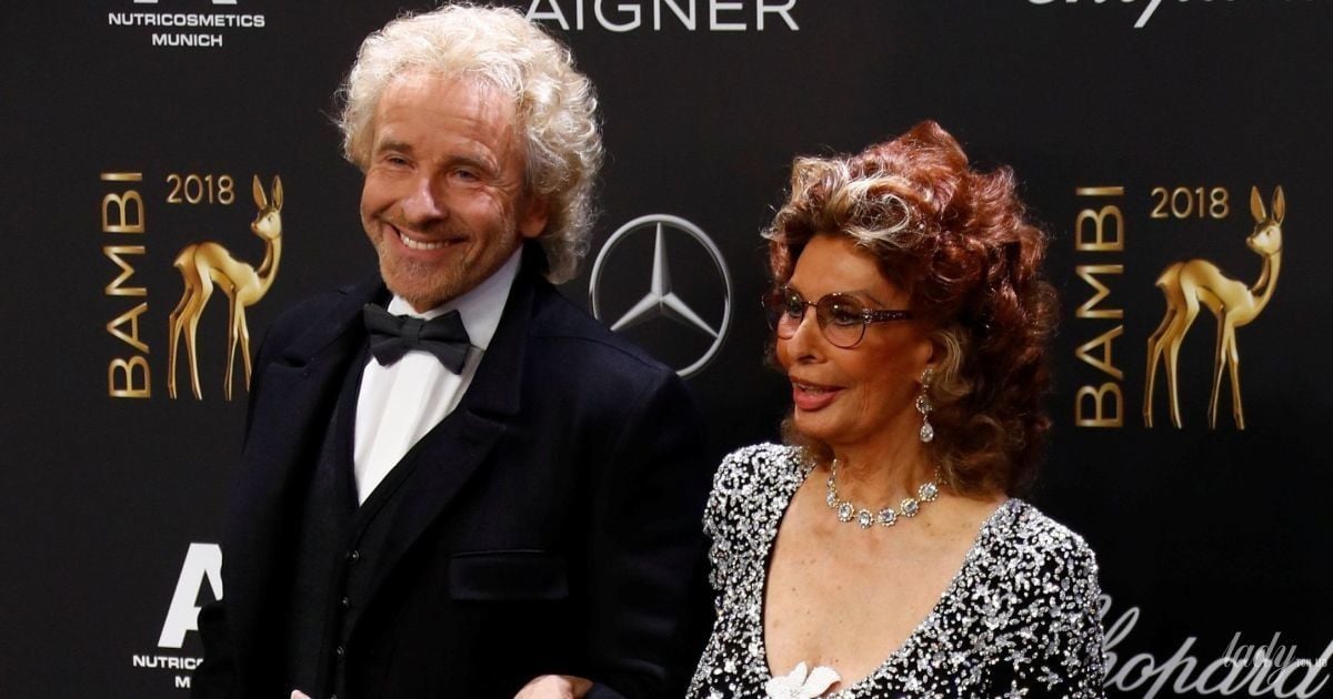 Софі Лорен і Томас Готтшальк