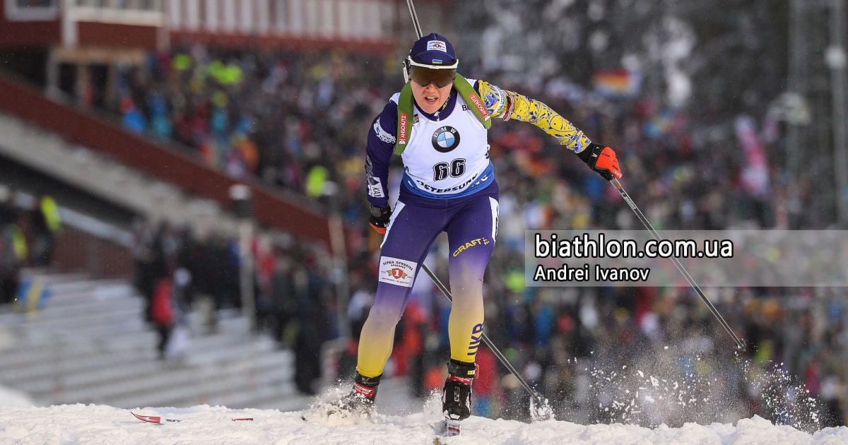 Меркушина здійснила прорив у топ-15 в гонці переслідування на Чемпіонаті світу з біатлону