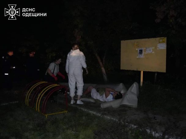 Последствия ракетного удара по Одесской области 11 октября. / © Главное управление ГосЧС в Одесской области/facebook