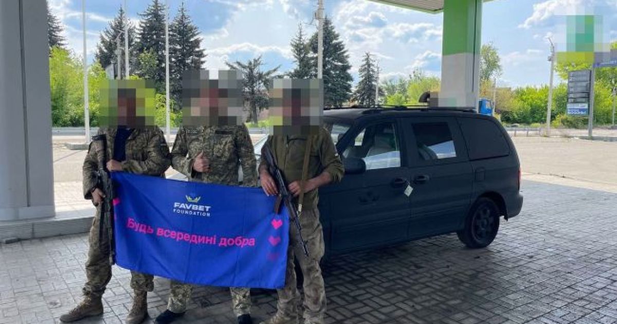 Захисники Бахмута отримали ще один автомобіль за сприяння Favbet Foundation